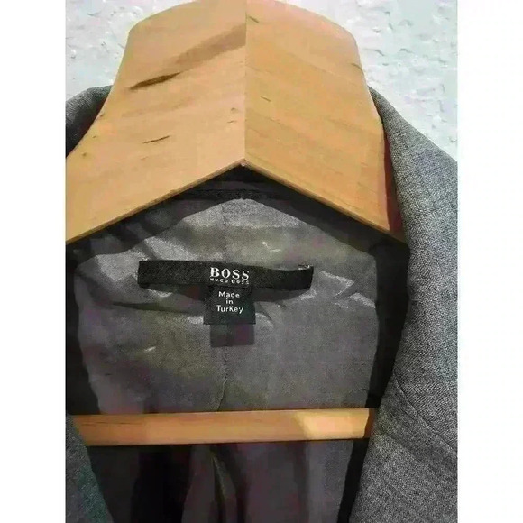 Hugo boss gray blazer sz4 - Picture 2 of 3